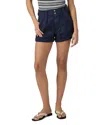 Paige Brooklyn Cuffed Shorts In Blue
