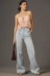 Paige Brooklyn High Waist Wide Leg Jeans In Blue