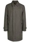 Paige Brunetti Herringbone Coat In Brown