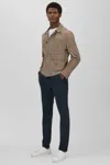 Paige Brushed Drawstring Trousers In Vintage Deep Anchor