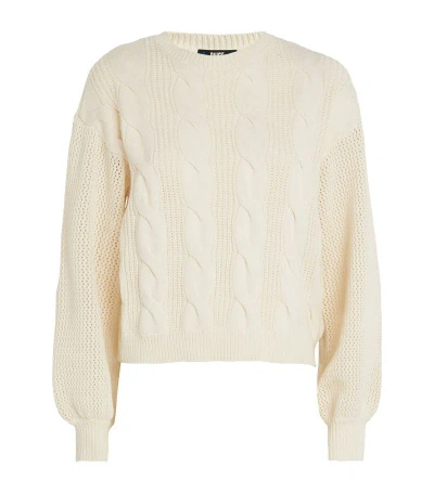 Paige Cable-knit Osanne Jumper In Ivory