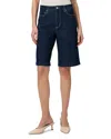 Paige Cadee High-rise Denim Bermuda Shorts