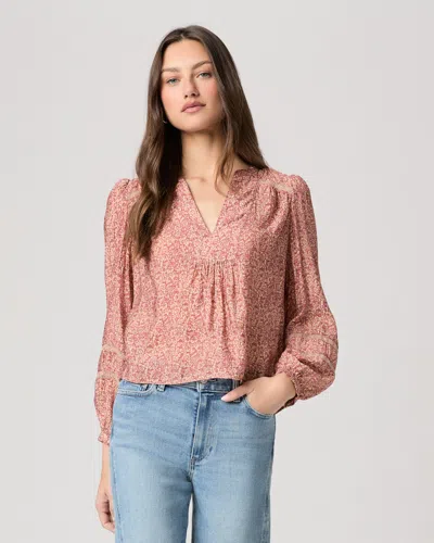 Paige Calgary Blouse In Pink