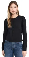 Paige Claire Silk-blend Top In Black