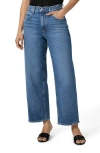 Paige Cameron High Waist Ankle Wide Leg Jeans In Le Club