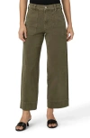 Paige Cameron High Waist Ankle Wide Leg Utility Jeans In Vintage Meadow Spring