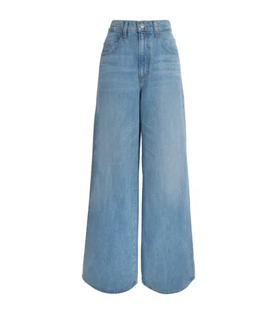 Paige Cameron Wide-leg Jeans In Blue