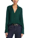 Paige Camu Shirt In Green