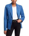 Paige Candace Stretch Denim Blazer In Whitney