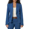 Paige Candace Stretch Denim Blazer In Whitney