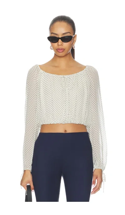 Paige Capricorn Blouse In White