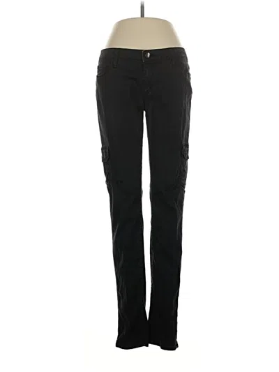 Pre-owned Paige Cargo Pants In Black