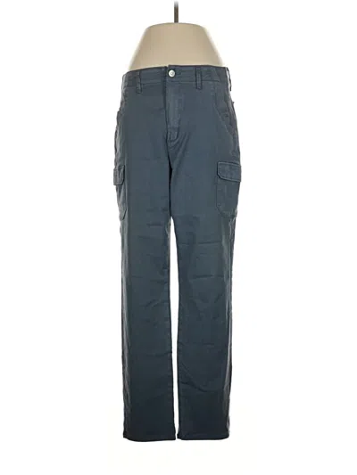 Pre-owned Paige Cargo Pants In Blue