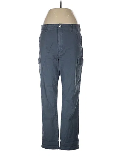 Pre-owned Paige Cargo Pants In Blue