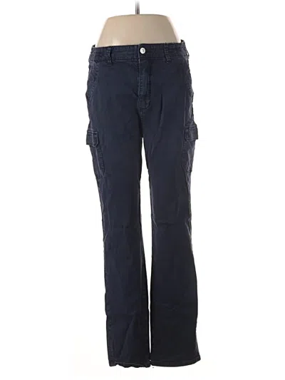 Pre-owned Paige Cargo Pants In Blue
