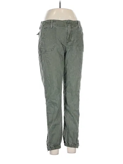 Pre-owned Paige Cargo Pants In Green