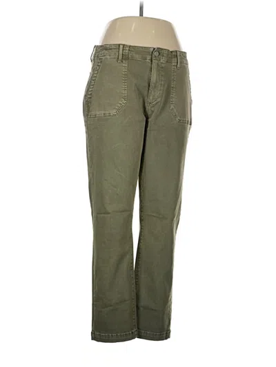 Pre-owned Paige Cargo Pants In Green