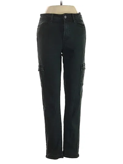 Pre-owned Paige Cargo Pants In Green