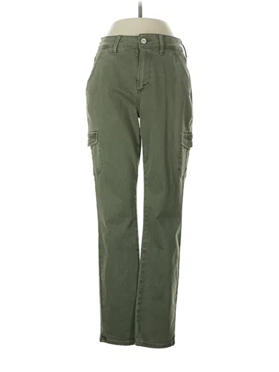 Pre-owned Paige Cargo Pants In Green