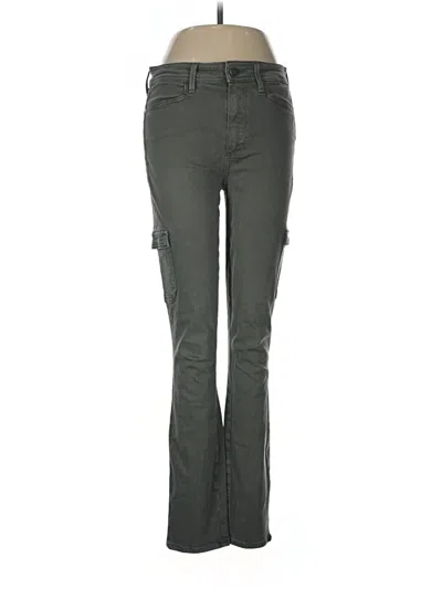 Pre-owned Paige Cargo Pants In Green