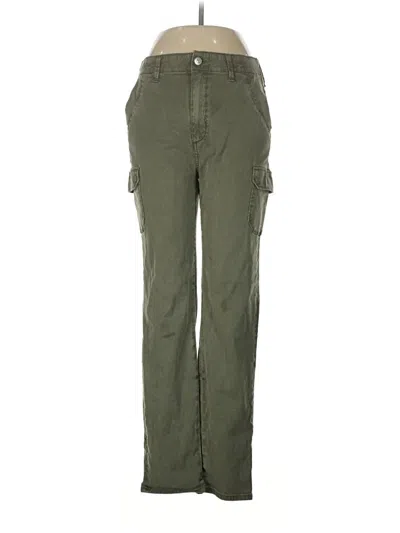Pre-owned Paige Cargo Pants In Green