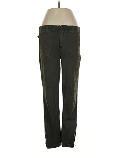 Pre-owned Paige Cargo Pants In Green