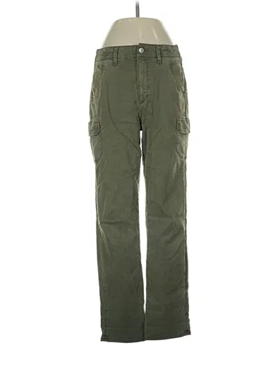 Pre-owned Paige Cargo Pants In Green