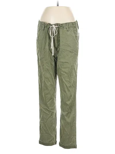 Pre-owned Paige Cargo Pants In Green
