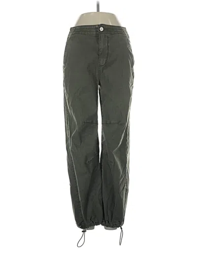 Pre-owned Paige Cargo Pants In Green