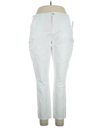 Pre-owned Paige Cargo Pants In Silver