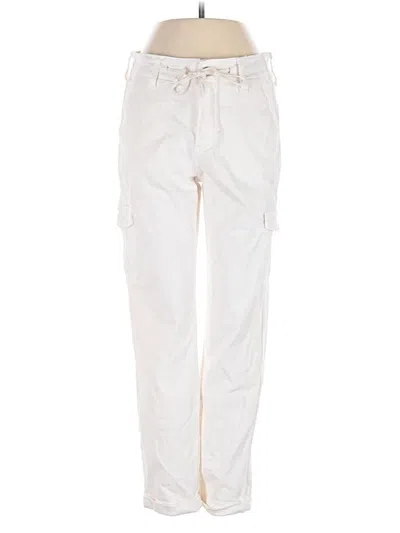 Pre-owned Paige Cargo Pants In White