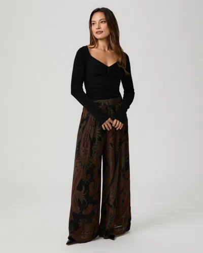 Paige Carina Petite 29 Inch Pant In Brown