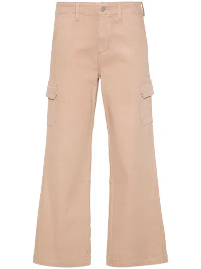 Paige Carly Cargo Pants In Neutrals