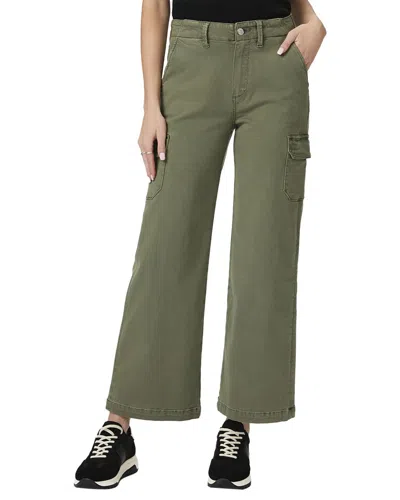 Paige Carly Cargo Vintage Ivy Green Wide Leg Jean