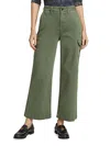 Paige Carly Pants With Cargo Pockets In Vintage Ivy Green In Multi