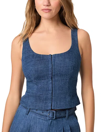 Paige Carra Top In Blue