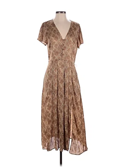 Pre-owned Paige Casual Dress In Brown