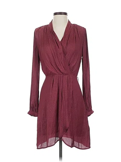 Pre-owned Paige Casual Dress In Burgundy