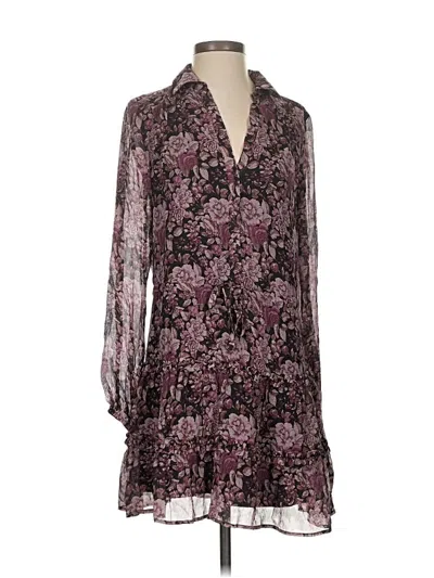 Pre-owned Paige Casual Dress In Burgundy