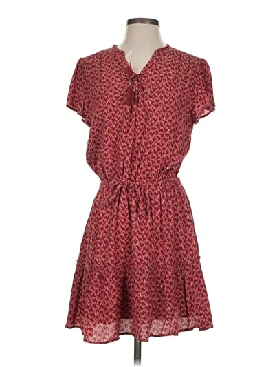 Pre-owned Paige Casual Dress In Burgundy