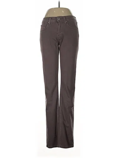 Pre-owned Paige Casual Pants In Brown