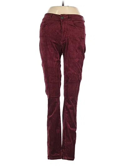 Pre-owned Paige Casual Pants In Burgundy