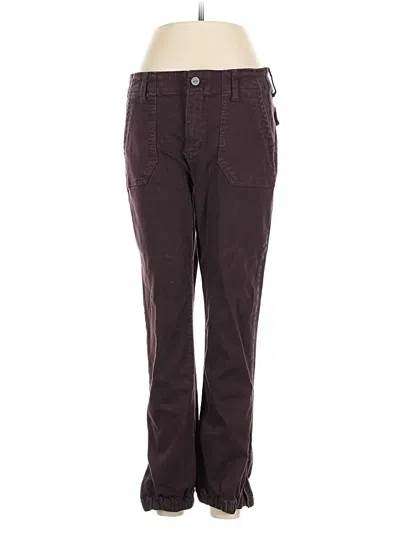 Pre-owned Paige Casual Pants In Burgundy