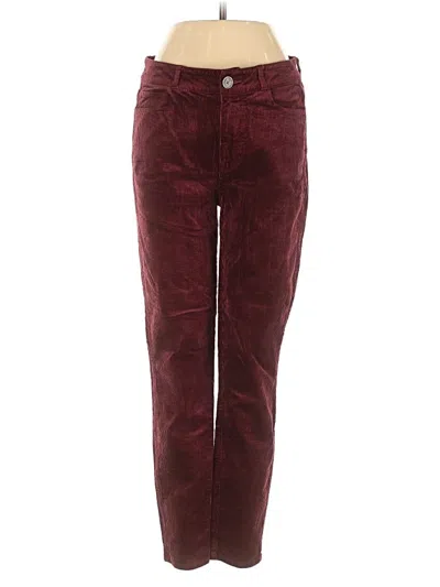 Pre-owned Paige Casual Pants In Burgundy