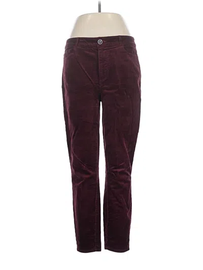 Pre-owned Paige Casual Pants In Burgundy