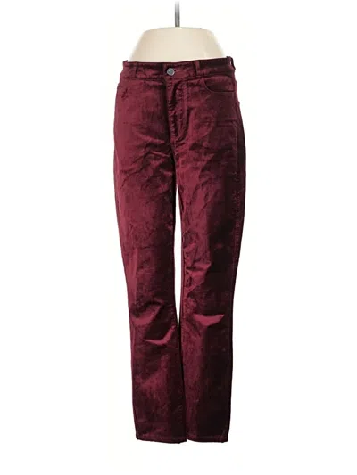 Pre-owned Paige Casual Pants In Burgundy