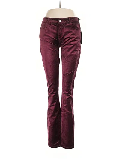 Paige Casual Pants In Burgundy