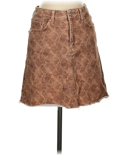 Pre-owned Paige Casual Skirt In Brown