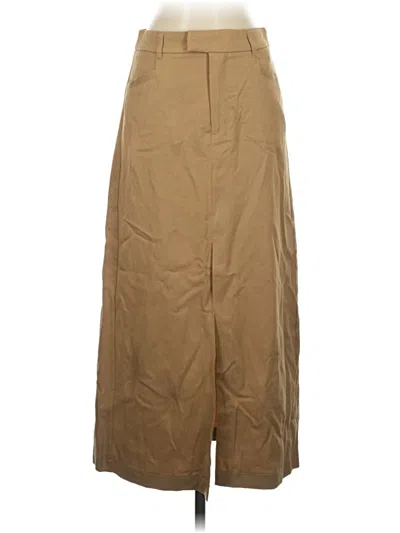 Pre-owned Paige Casual Skirt In Tan