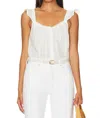 Paige Cazzie Tank In White In White